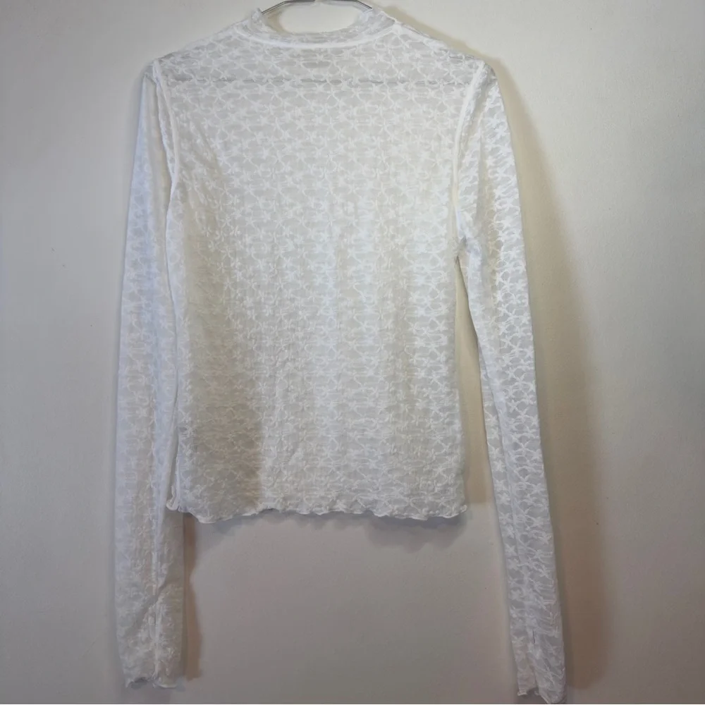 Free People Intimately Layering Mesh top Small - Picture 3 of 5